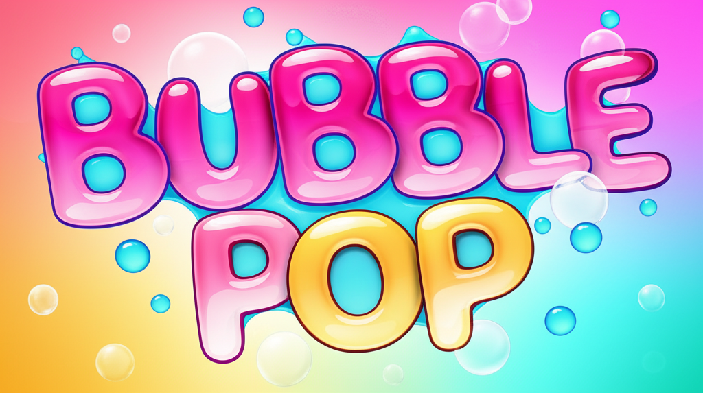 Bubble Pop Letters