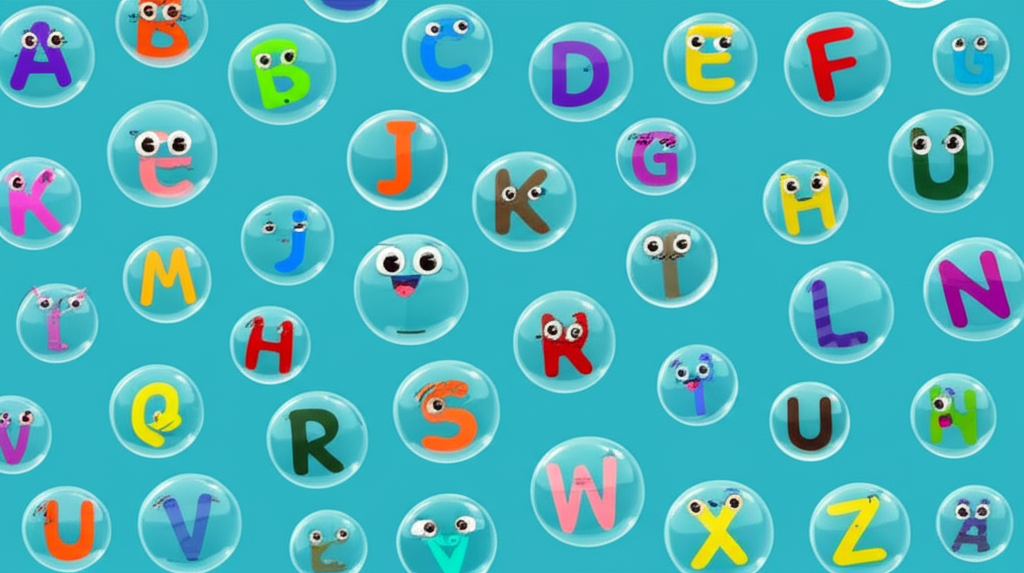 Bubble Pop Letters